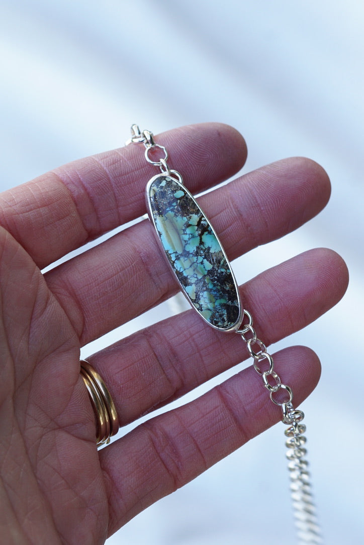 Turquoise Choker Necklace (Yungai)