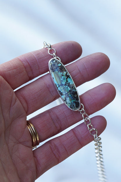 Turquoise Choker Necklace (Yungai)