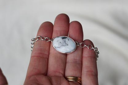 Turquoise Choker Necklace (White Buffalo)