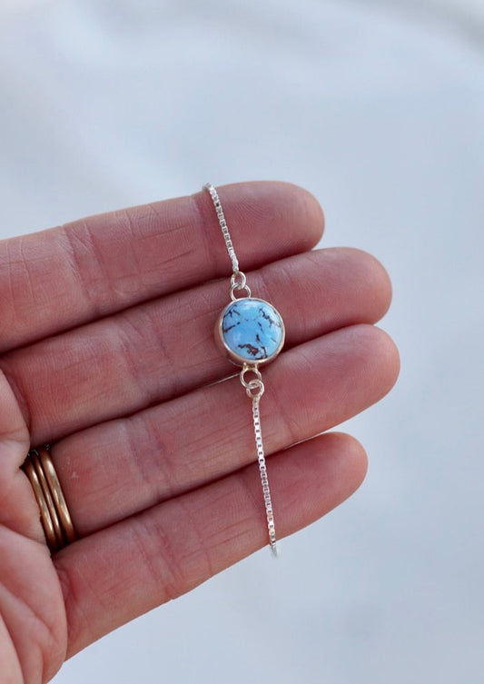 Box Chain Adjustable Bracelet (Golden Hill)