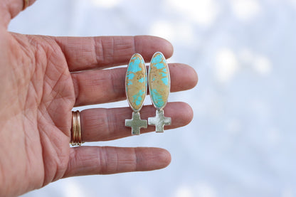 Mesa Turquoise Studs #2