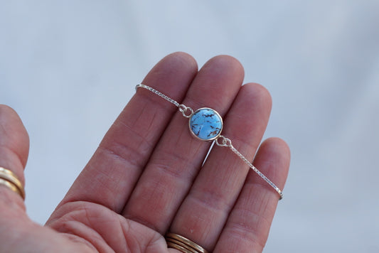 Box Chain Adjustable Bracelet (Golden Hill)