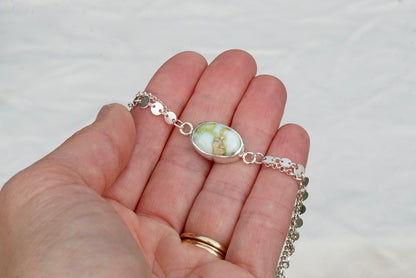 Boho Turquoise Anklet (Palomino)