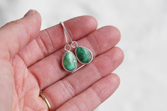 Turquoise Threader Earring (Sonoran Gold)