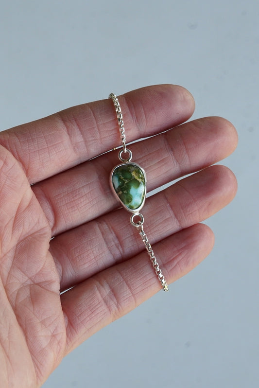 Box Chain Adjustable Bracelet (Sonoran Gold)