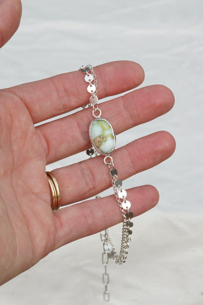 Boho Turquoise Anklet (Palomino)