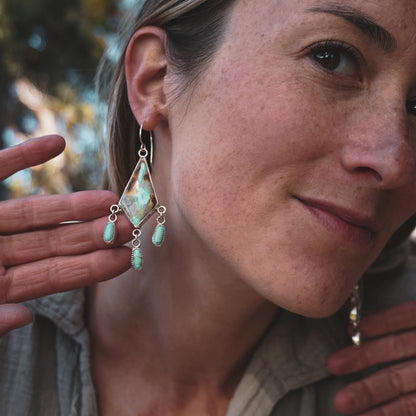 Royston Ribbon Chandelier Earrings