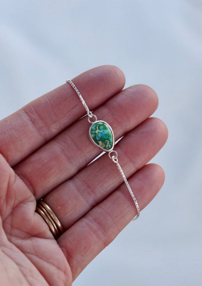 Box Chain Adjustable Bracelet (Sonoran Gold)