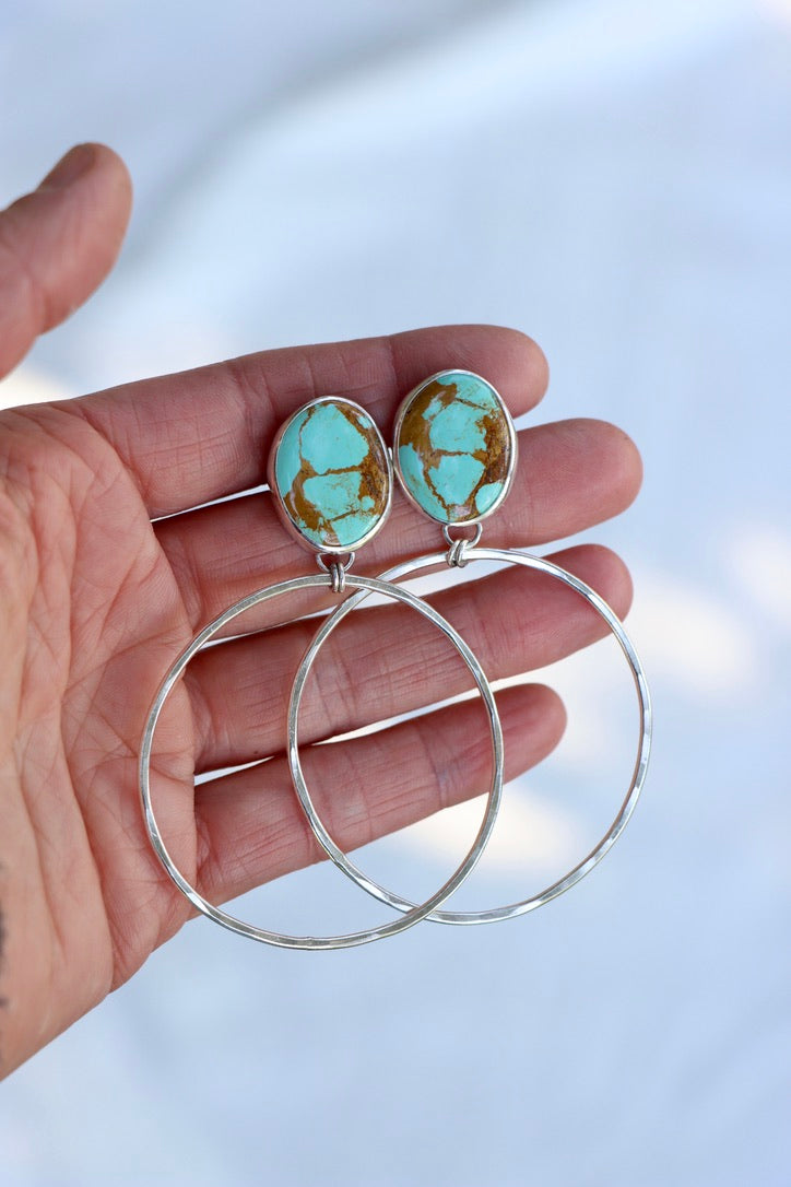 Turquoise Hoops (Royston)
