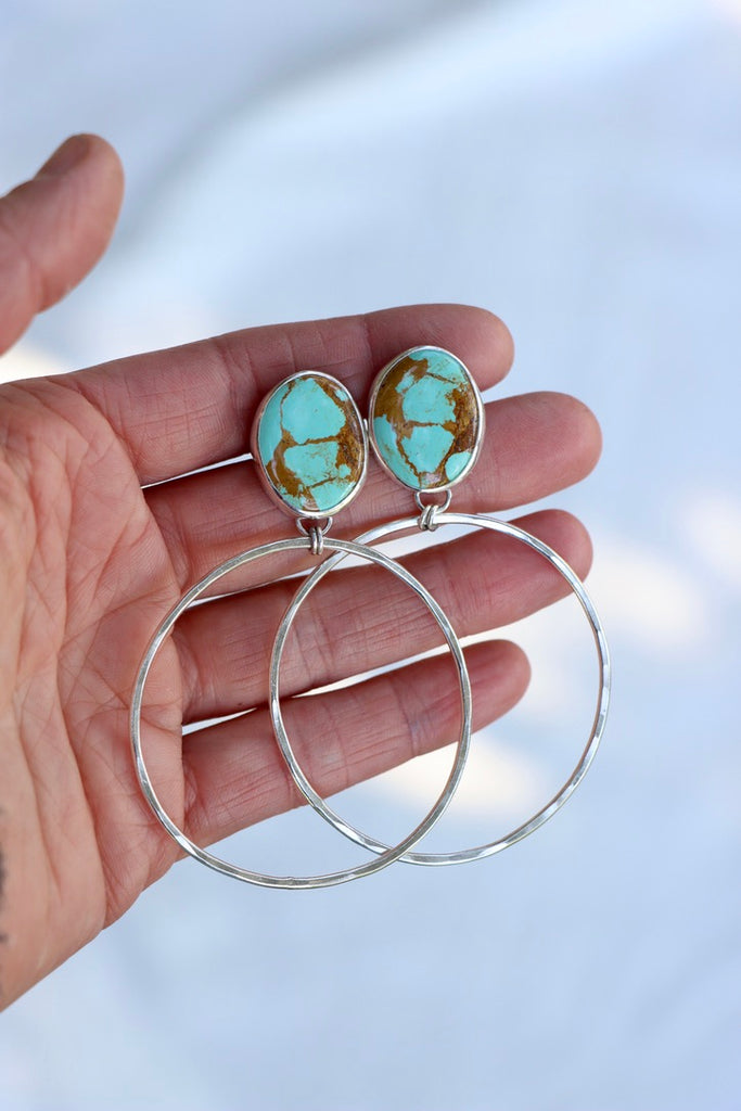 Turquoise Hoops (Royston)