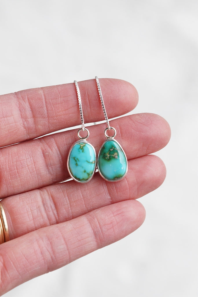 Turquoise Threader Earring (Sonoran Mountain)