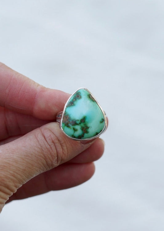Sterling Silver & Sonoran Mtn Turquoise Ring (Size 8.5)
