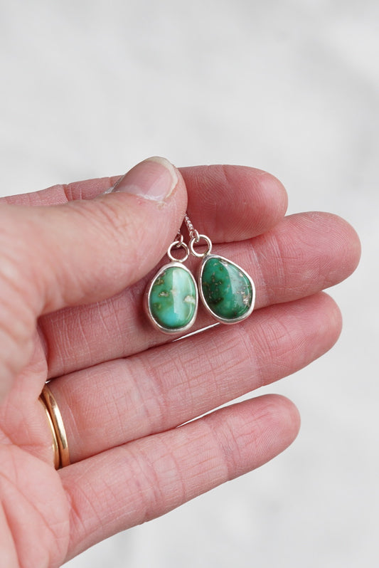 Turquoise Threader Earring (Sonoran Gold)