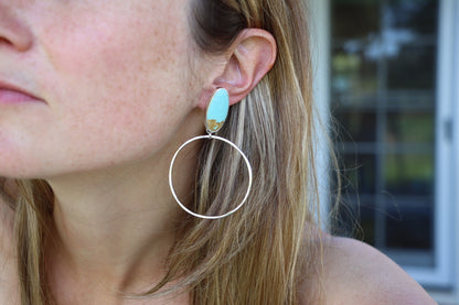Turquoise Hoops (Royston)