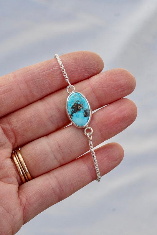 Box Chain Adjustable Bracelet (Palomino)