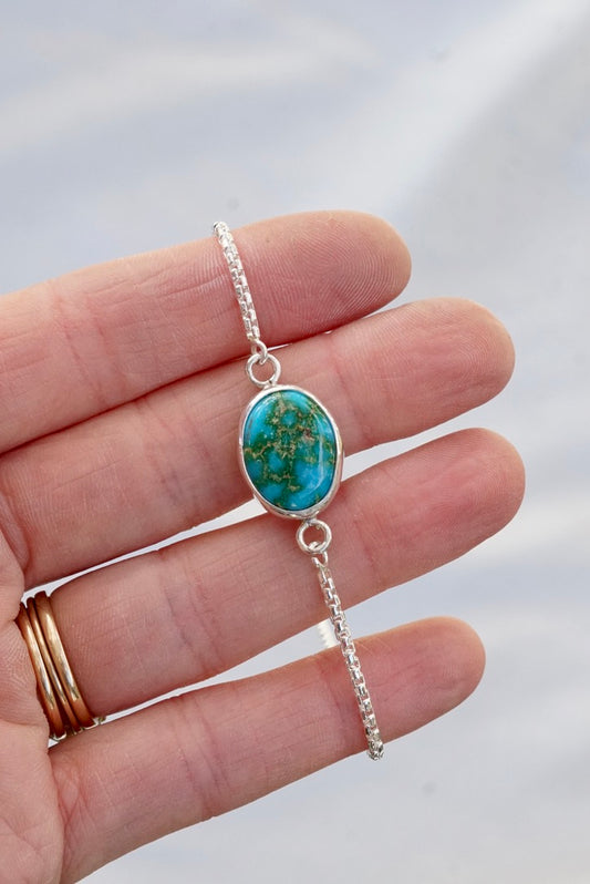 Box Chain Adjustable Bracelet (Sonoran Mountain)