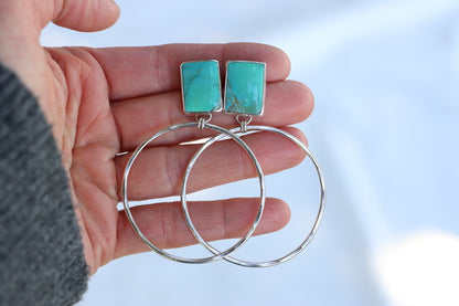 Turquoise Hoops (Royston)