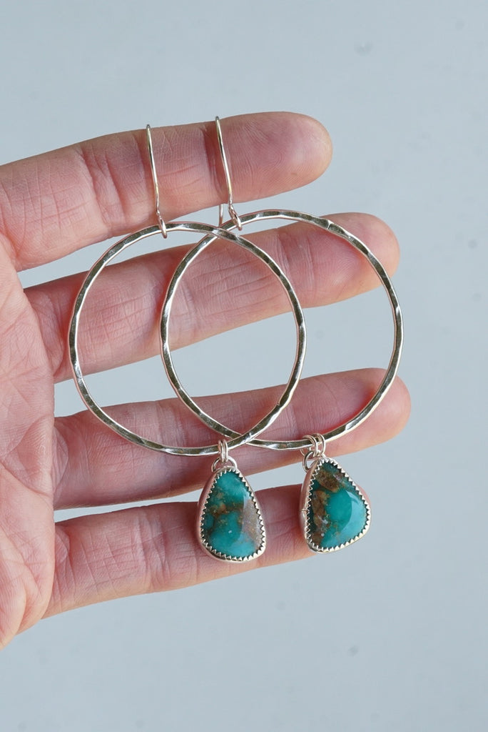 Turquoise Hoops (Royston)