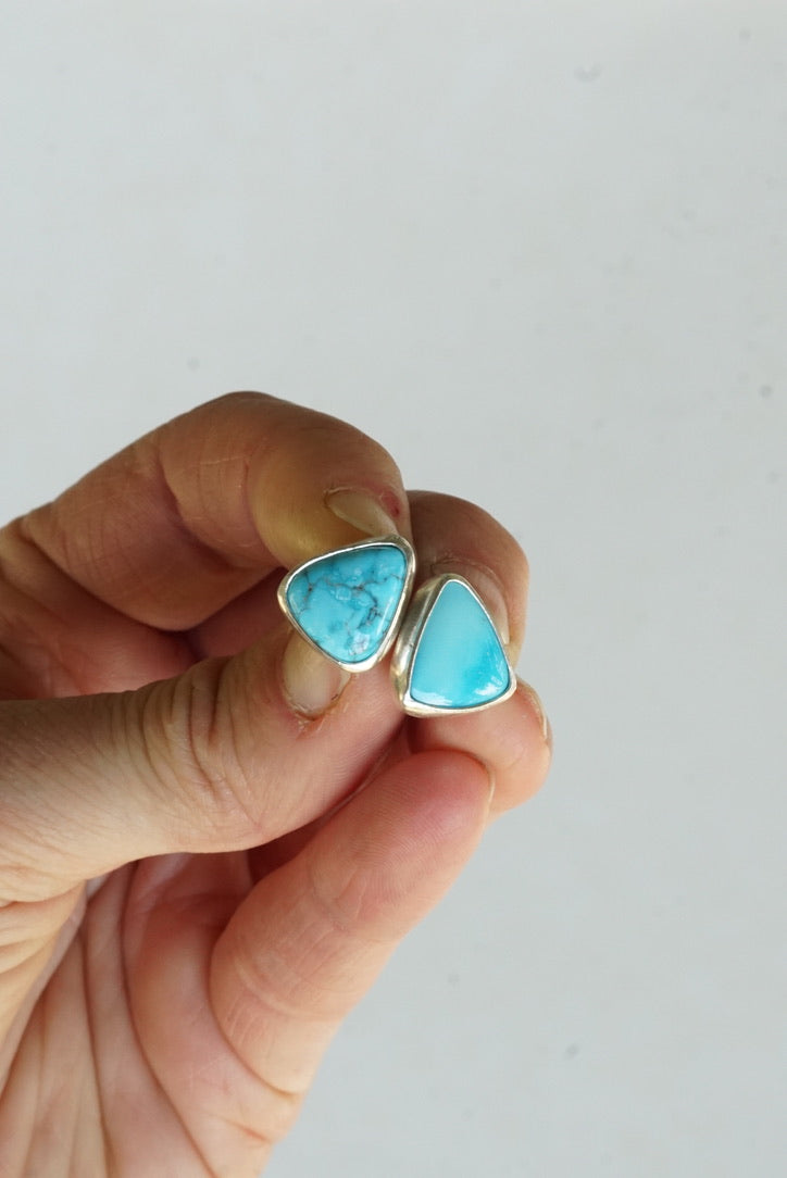 Stud Earrings (Blue Bird)
