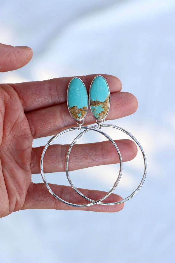 Turquoise Hoops (Royston)