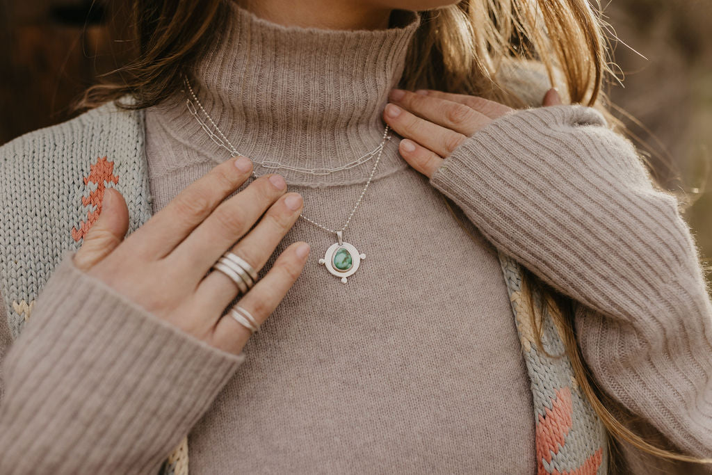 Passage Necklace (White Water)