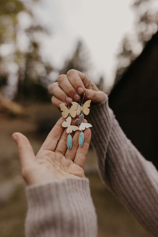 Butterfly Drop Earrings