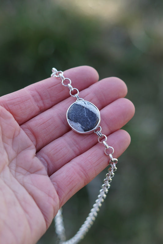 Turquoise Choker Necklace (White Buffalo)