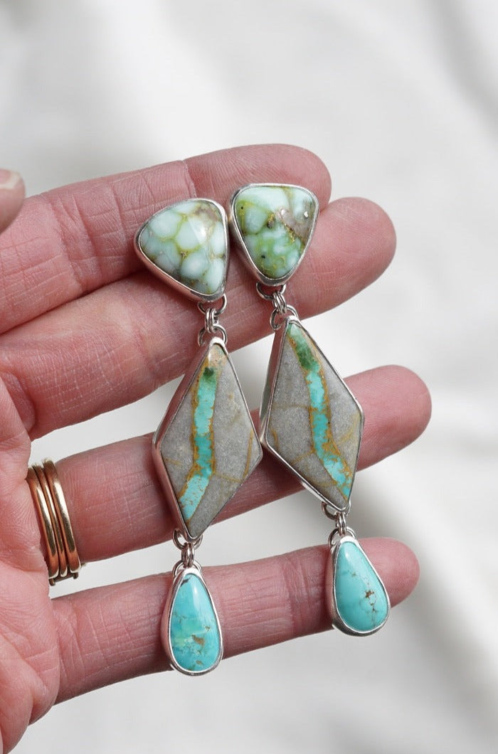 Cascade Statement Earring