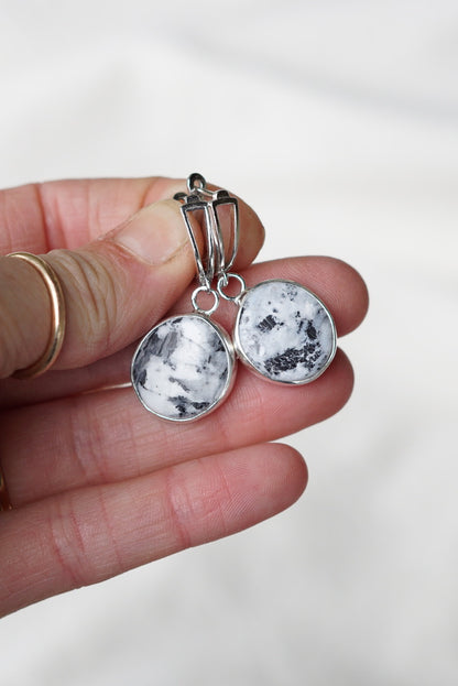 Dainty Lever-Backs (White Buffalo)