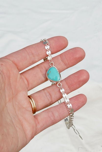 Boho Turquoise Anklet (Royston)