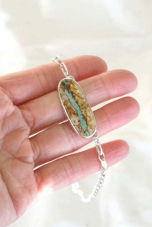Turquoise Choker Necklace (Royston Ribbon)