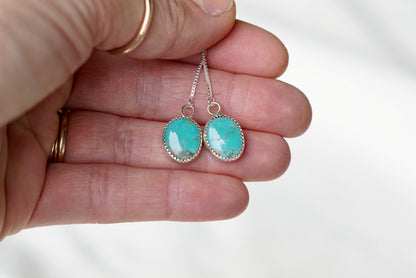 Turquoise Threader Earring (Royston)