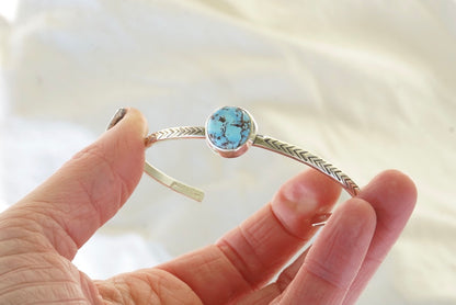 Stamped Cuff Bracelet (Golden Hill)