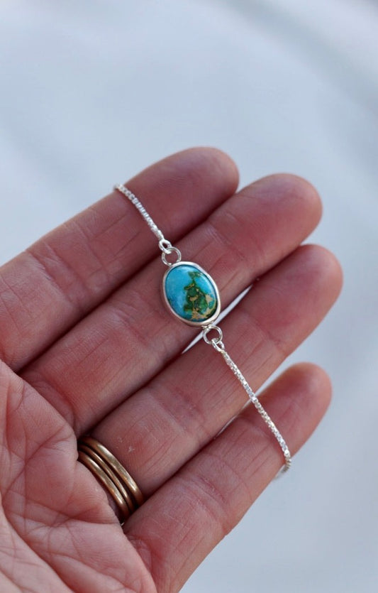 Box Chain Adjustable Bracelet (Sonoran Mtn)