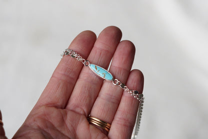 Boho Turquoise Anklet (Palamino)