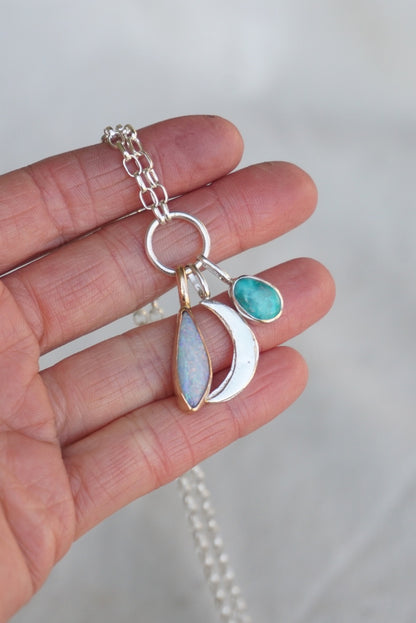Moon Charm Necklace #2