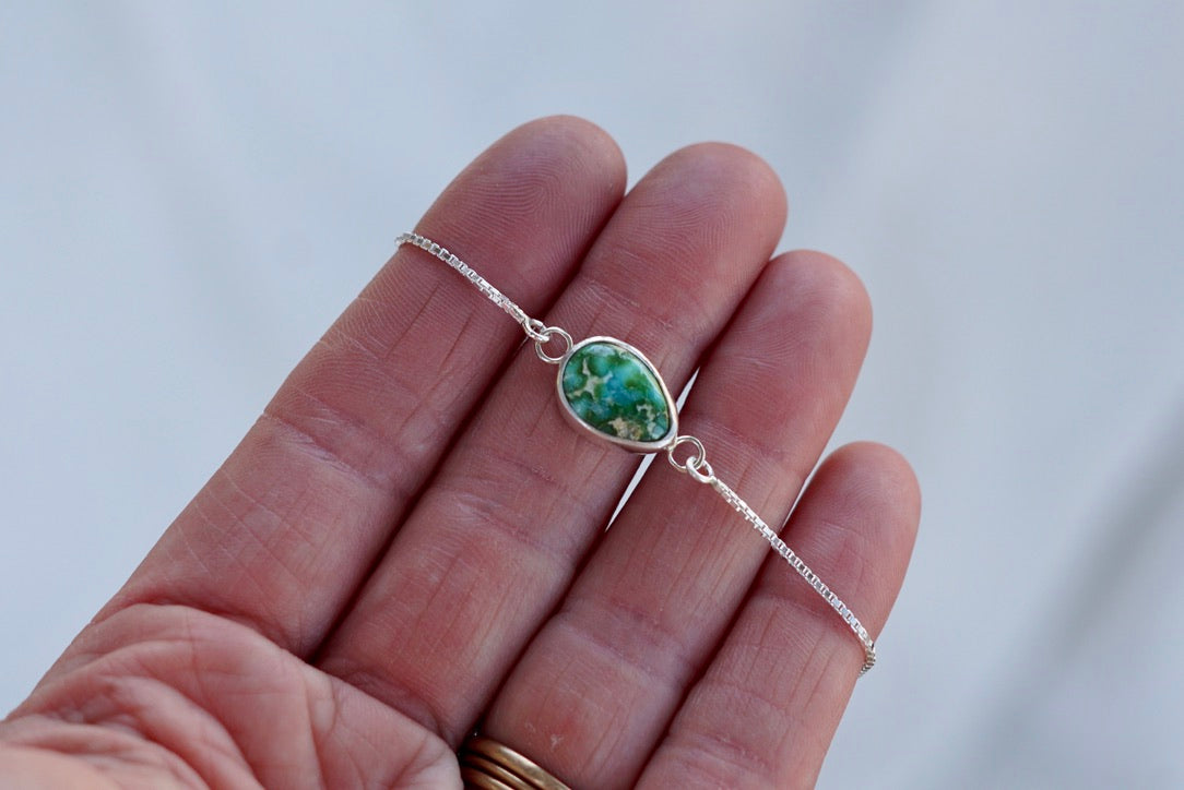 Box Chain Adjustable Bracelet (Sonoran Gold)