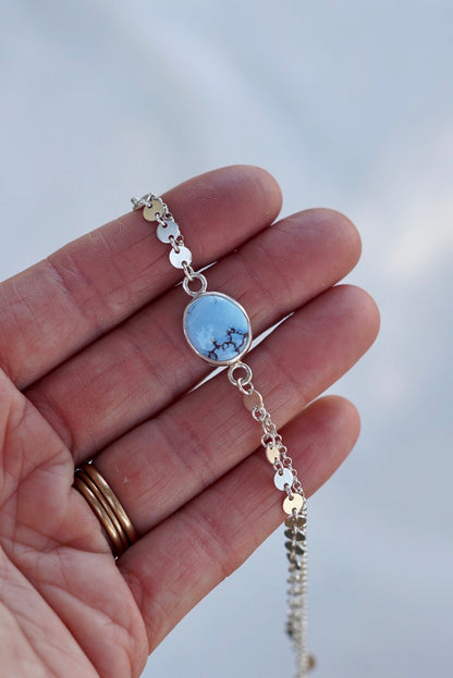 Boho Turquoise Anklet (Golden Hill)