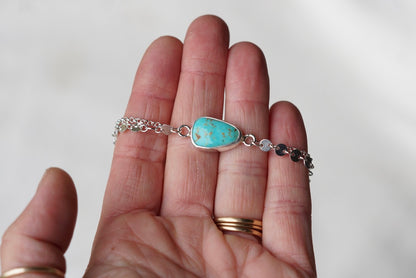 Boho Turquoise Anklet (Palamino)