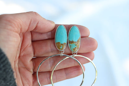 Turquoise Hoops (Royston)