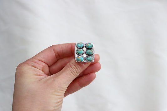 Six Stone Signet Ring (size 7.25)