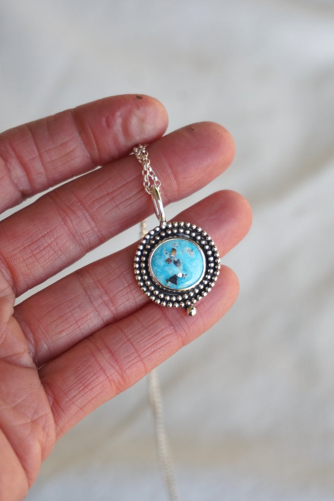 Cosmos Necklace (Blue Bird)