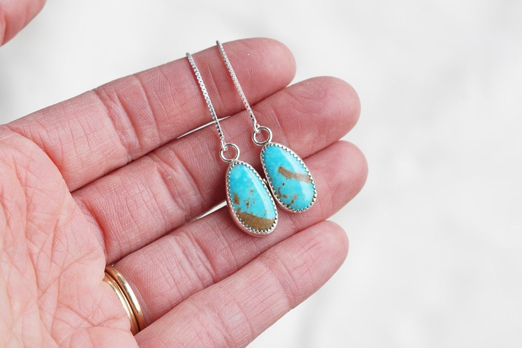 Turquoise Threader Earring (Royston)