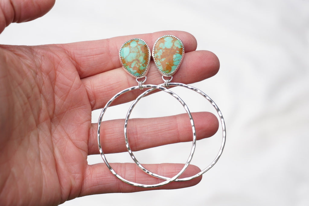 Turquoise Hoops (Royston)