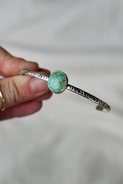 Stamped Cuff (Sonoran Gem)