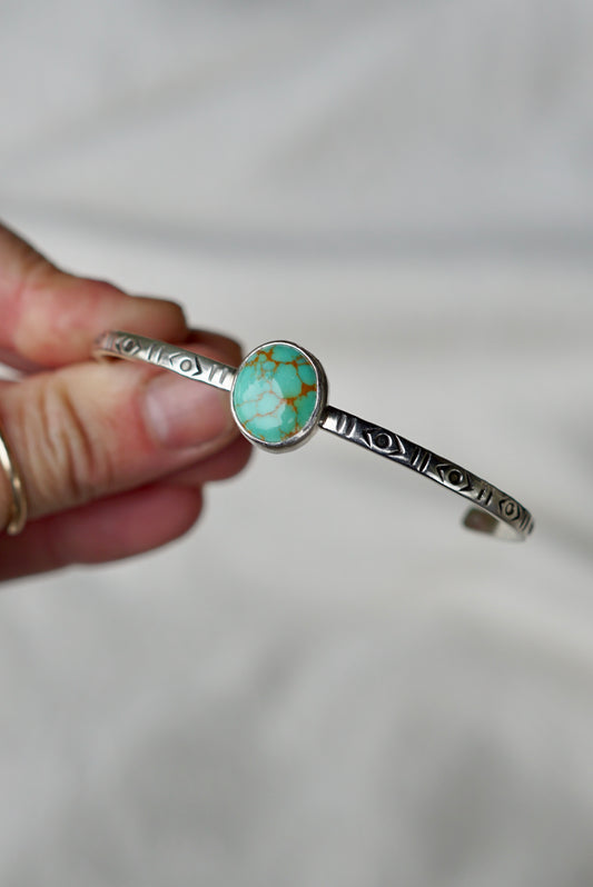 Stamped Cuff (Sonoran Gem)