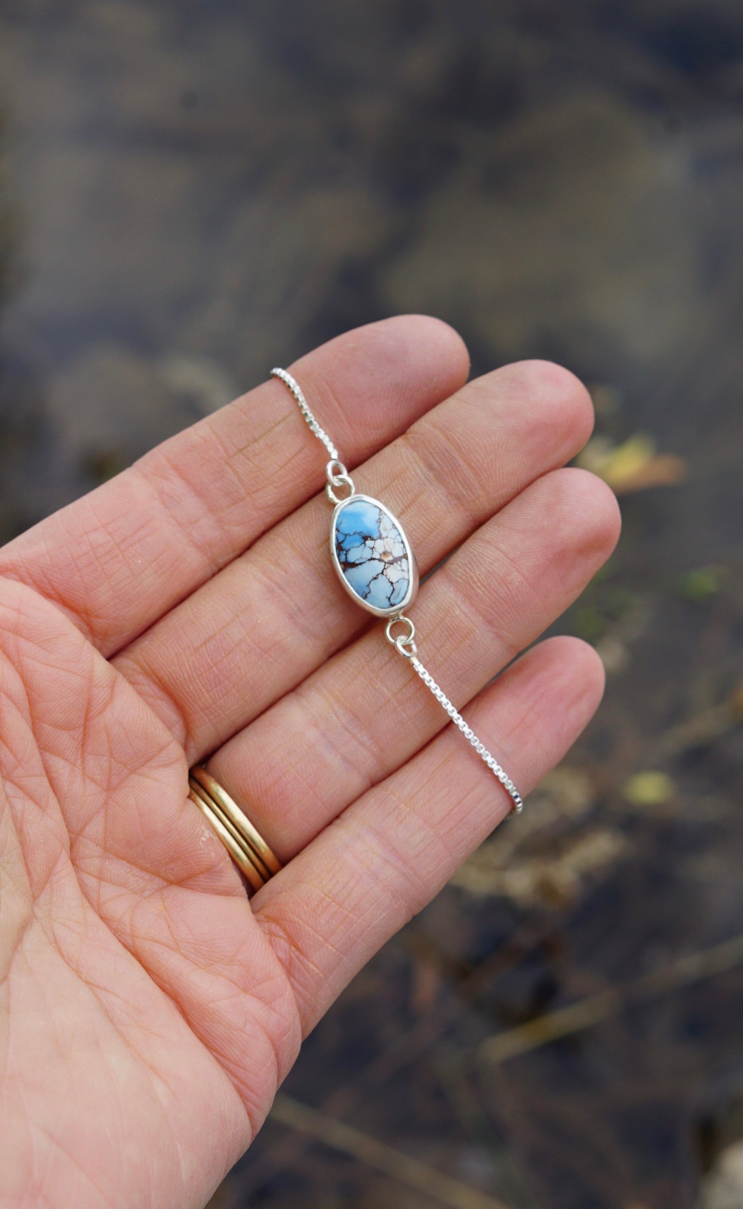 Box Chain Adjustable Bracelet (Golden Hill)