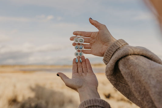Horizon Cascade Statement Earring