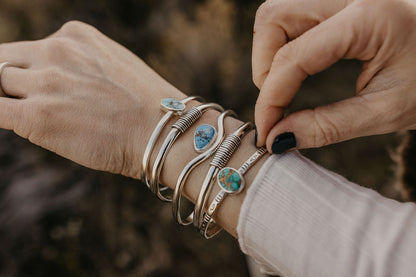 Wrapped Silver Cuff (M/L)