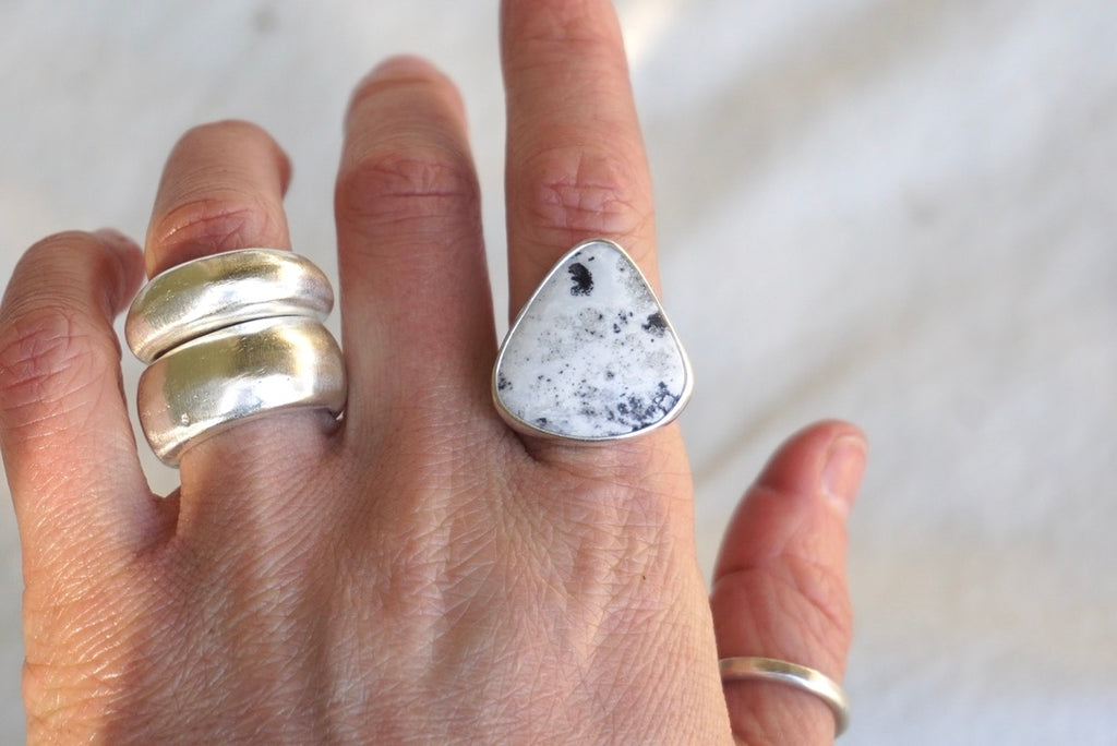 White Buffalo Ring (size 8)